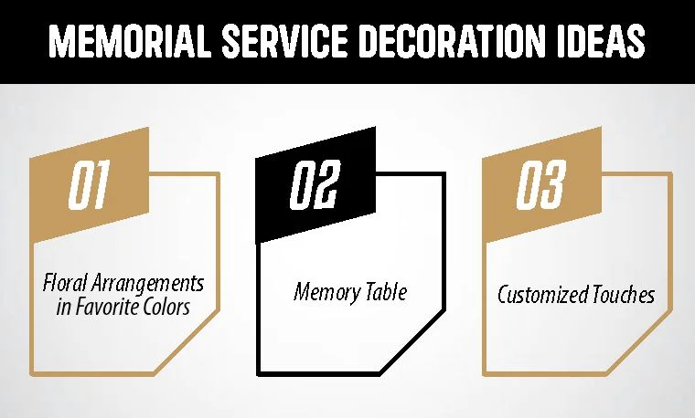 Memorial Service Decoration Ideas