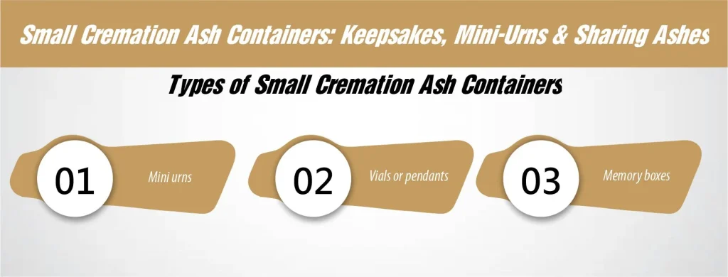 Types of Small Cremation Ash Containers