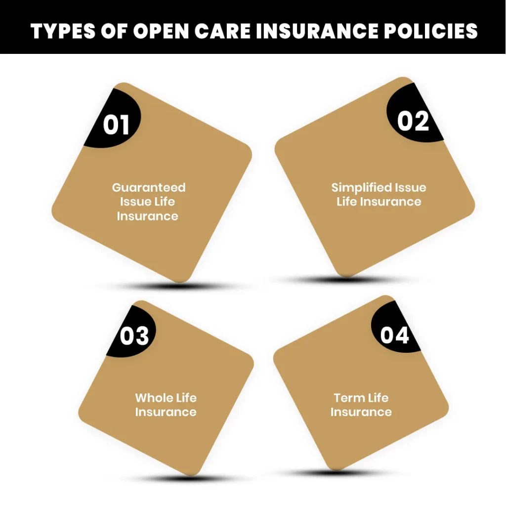 Types of Open Care Insurance Policies
